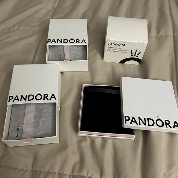 Pandora gift bags and bracelet boxes jewelry cleaner set - Picture 2 of 9
